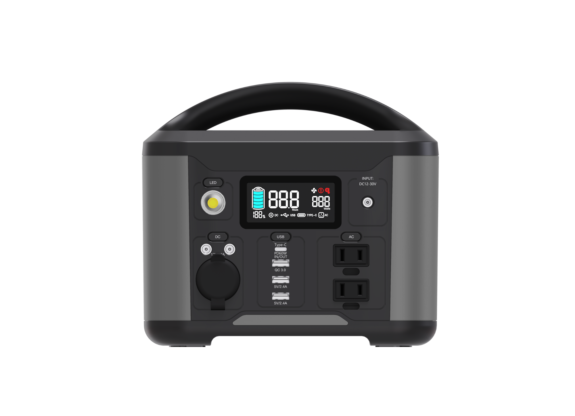 RisunPower S300 14.8V 20Ah 296Wh 300-600W NCM Lithium Battery mini light Portable PowerStation Emergency Outdoor Power Supply