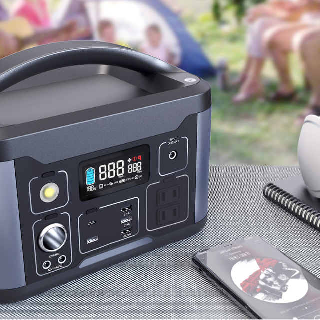 RisunPower S600 14.6V 39Ah 569.4Wh 600-1200W NCM Lithium Battery mini light Portable PowerStation Emergency Outdoor Power Supply