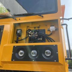 Heavy duty 370kW Electric Mining Dump Truck 138tons 60CBM 6x6 drive Permanent magnet synchronous 327.6kWh Lithium Battery