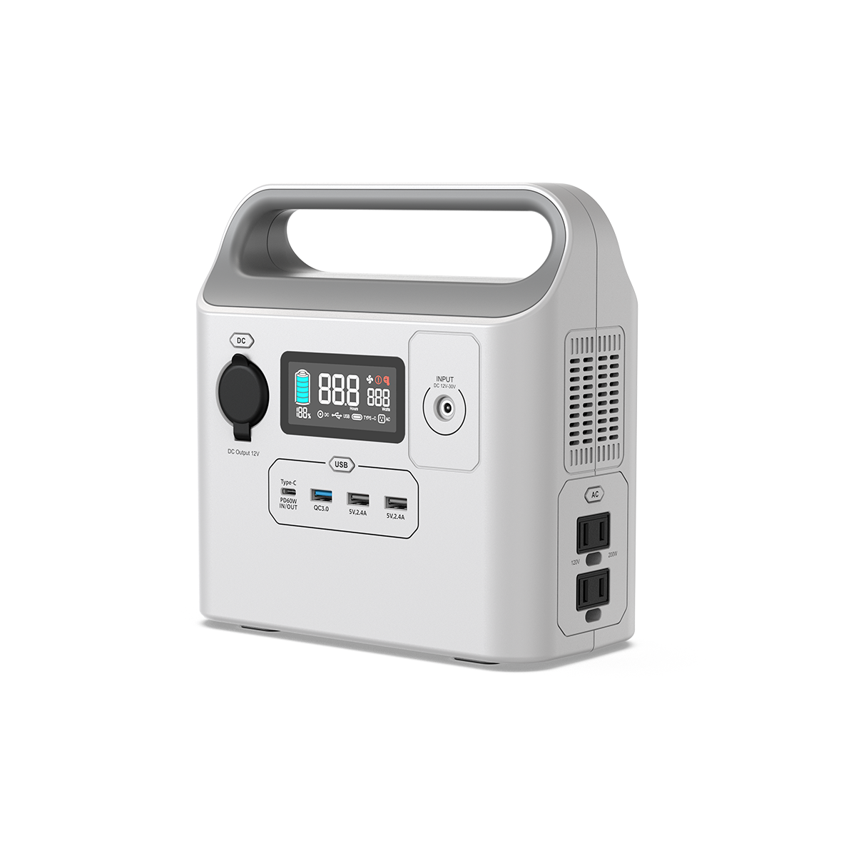 RisunPower S200 14.8V 15Ah 222Wh 200-400W NCM Lithium Battery mini light Portable PowerStation Emergency Outdoor Power Supply