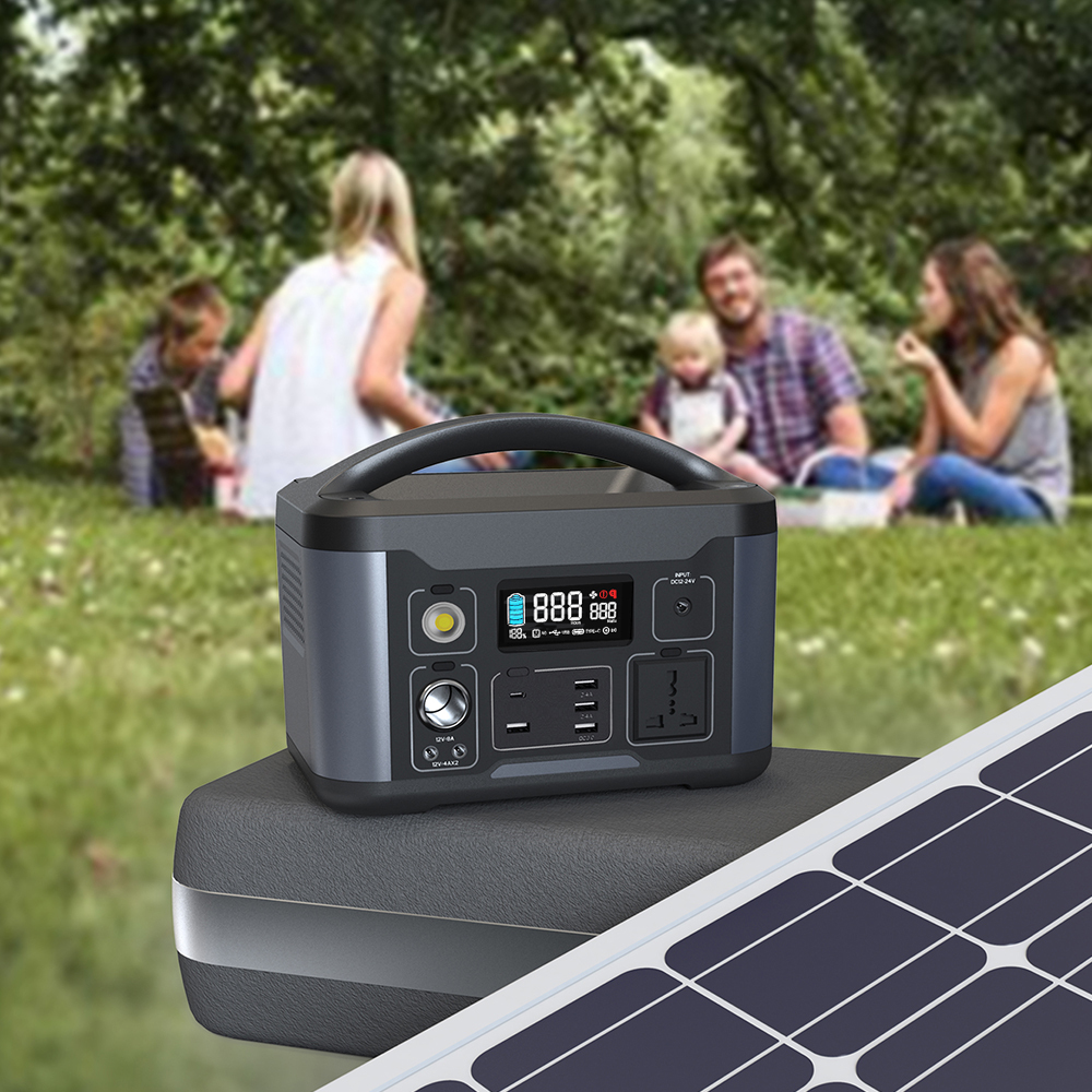 RisunPower S600 14.6V 39Ah 569.4Wh 600-1200W NCM Lithium Battery mini light Portable PowerStation Emergency Outdoor Power Supply