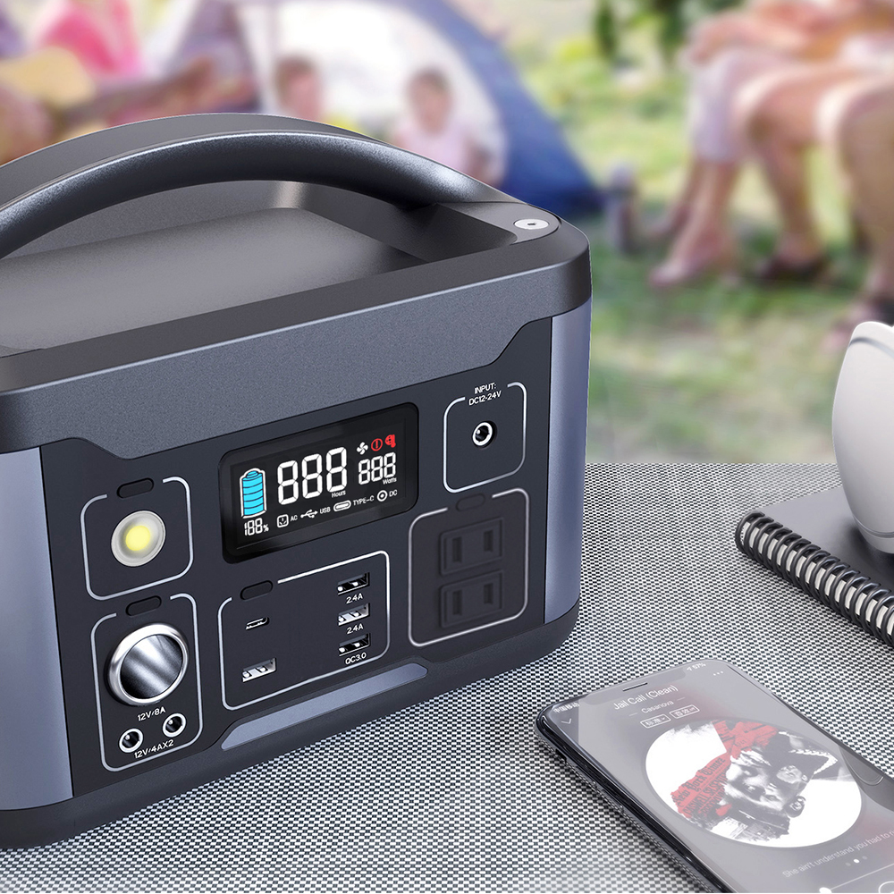 RisunPower S500 14.8V 34.8Ah 515Wh 500-1000W NCM Lithium Battery mini light Portable PowerStation Emergency Outdoor Power Supply