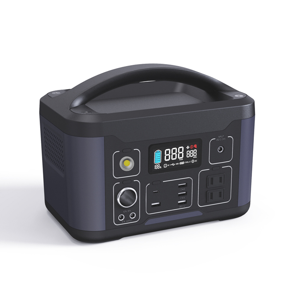 RisunPower S600 14.6V 39Ah 569.4Wh 600-1200W NCM Lithium Battery mini light Portable PowerStation Emergency Outdoor Power Supply