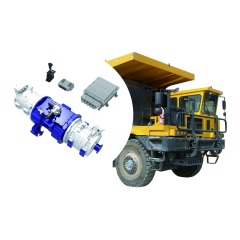 EMT dual motor 310kW 200kW 120-150 tons Pure Electric Drive System for Electric Mining Truck or Special Truck