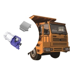 EMT 315kW-455kW 49-70 tons Pure Electric Drive System for Electric Mining Truck or Special Truck 4 speed transmission