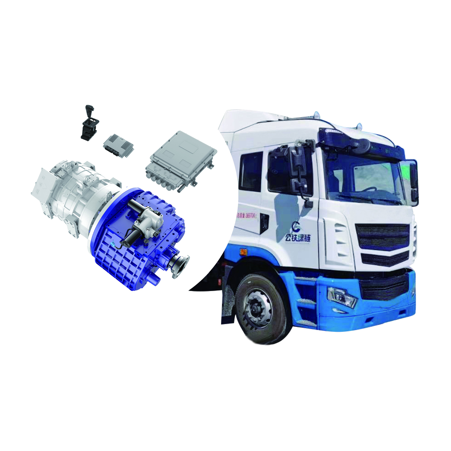 240kW-360kW 30-60 tons Pure Electric Drive System for Electric Tractor Self dumping Truck Concrete mixer Truck