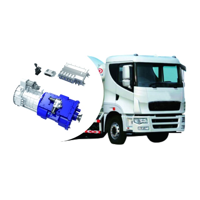 Full Hybrid PHEV 170-250kW 49-70 tons Hybrid Electric Drive System for 4x2 6x4 8x4 Electric Heavy Truck or Special Truck