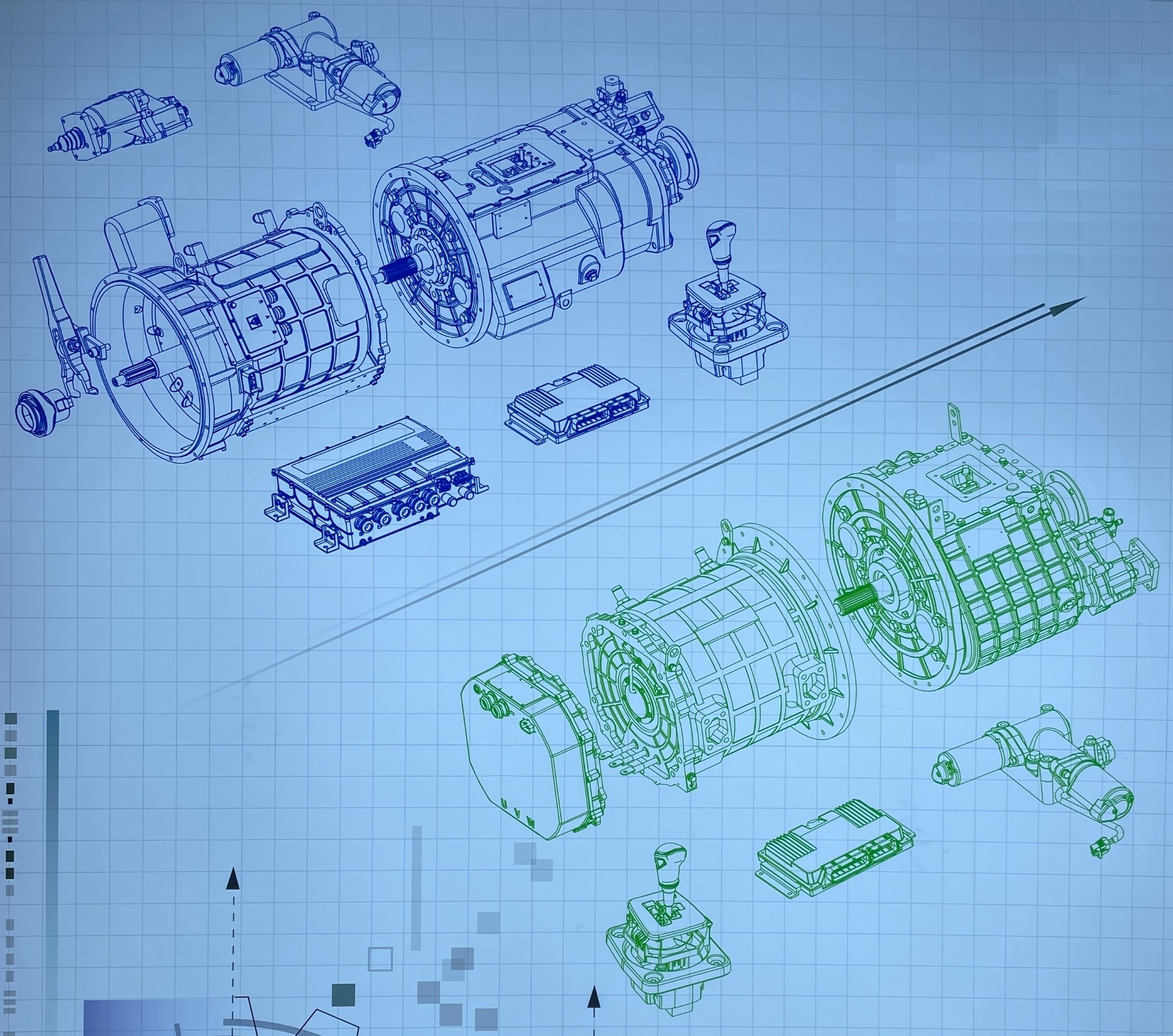 Full Hybrid PHEV 170-250kW 49-70 tons Hybrid Electric Drive System for 4x2 6x4 8x4 Electric Heavy Truck or Special Truck