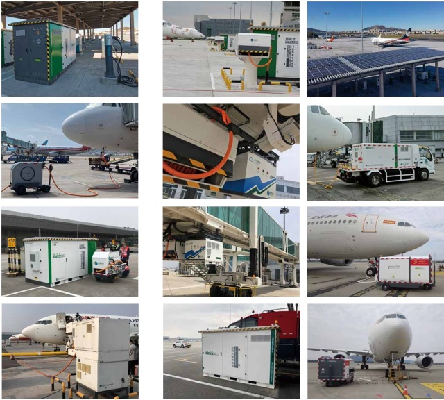 Vertical Aircraft Ground Power Supply