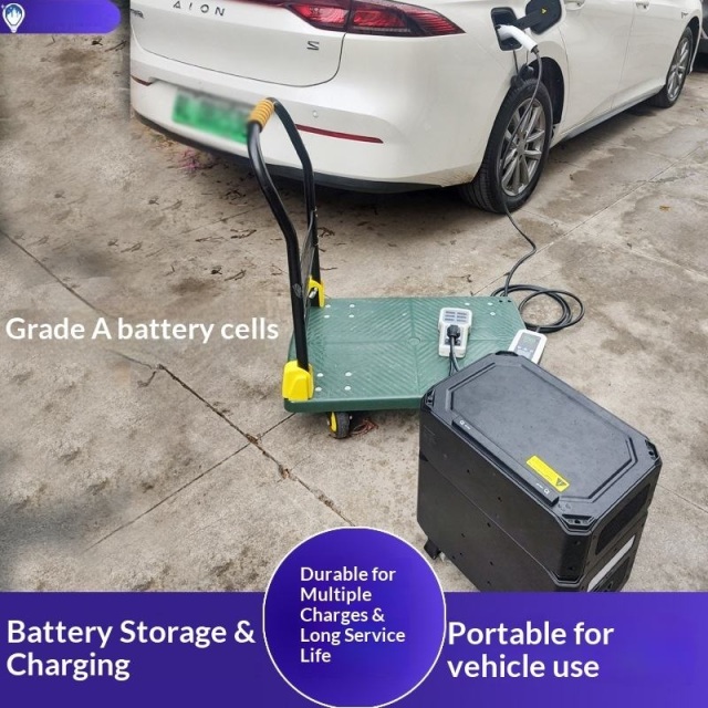 20.48kWh 10-15kW New Energy Electric Vehicle EV Energy Storage Power Mobile Charging Station