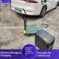 30.72kWh 10-15kW Big Energy New Energy Electric Vehicle EV Energy Storage Power Mobile Charging Station