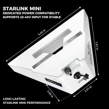 Unique Power Bank Battery for Starlink Mini Power Station 180Wh Explore Without Limits Over 11.5 Hours