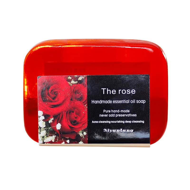 Rose essential oil handmade soap