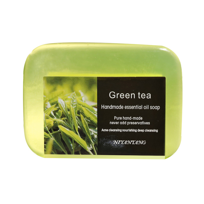 Green tea essential oil soap