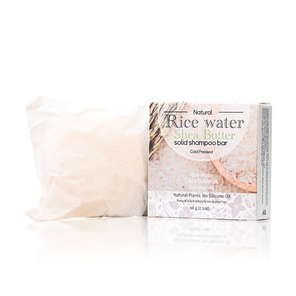 Rice shampoo bar
