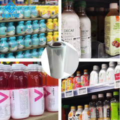 Higher Shrinkage Bottle Label and Sleeve Film Roll PETG Shrink Film, Thickness 35, 40, 45, 50micron