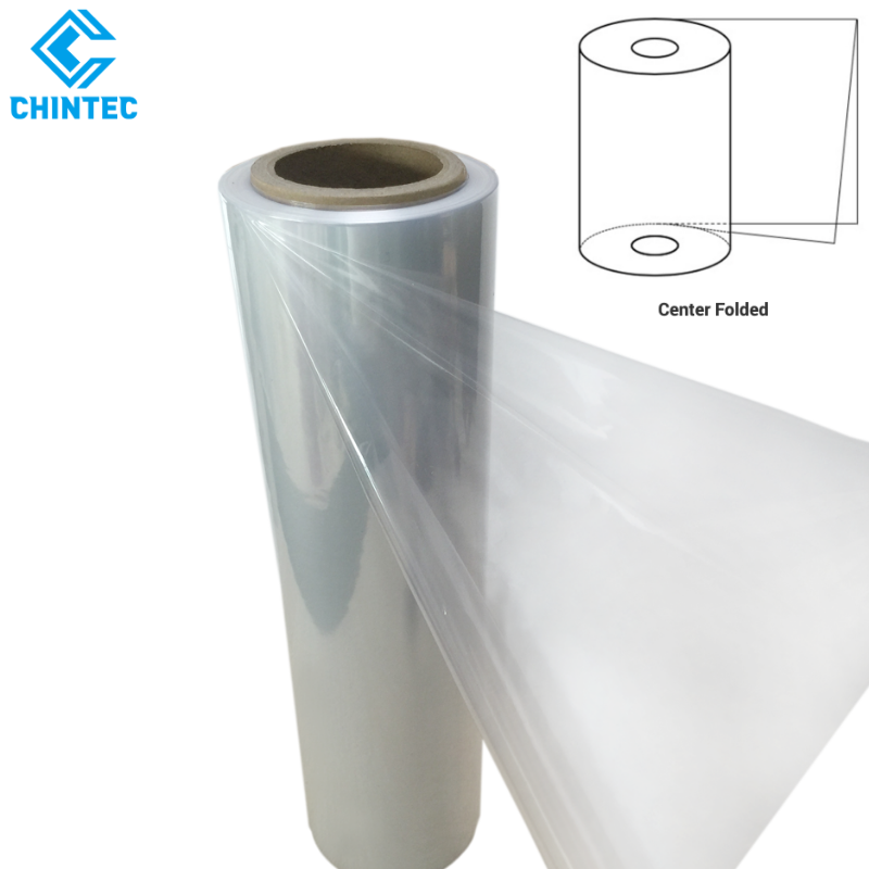 L-Bar Sealing and Shrinking Packing Machines Workable Centerfold Shrink Wrap, Corner-folded Polyolefin Shrink Film