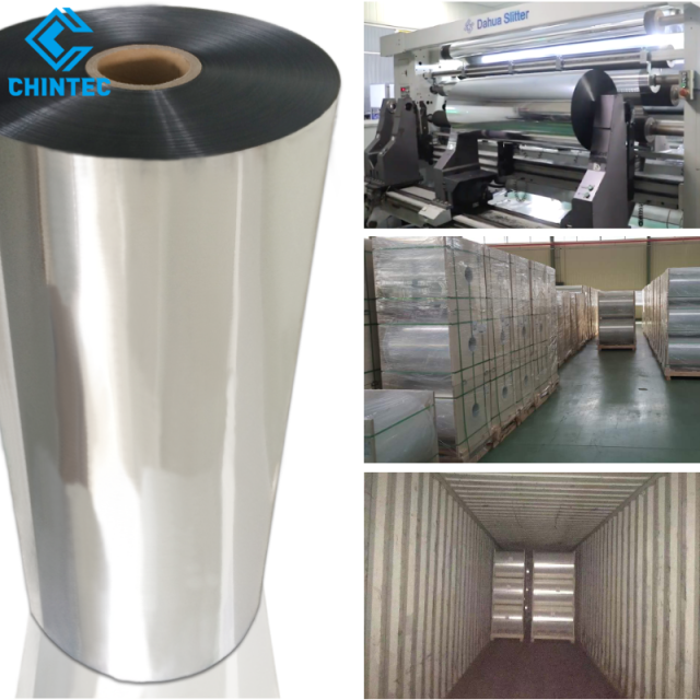 Strong Barrier Performance Metallic Aluminum Coated Vacuum Metallised Film for Various Applications