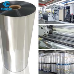 Aluminum Vapor Deposited Good Layer Thickness Uniformity Metallised Plastic Film