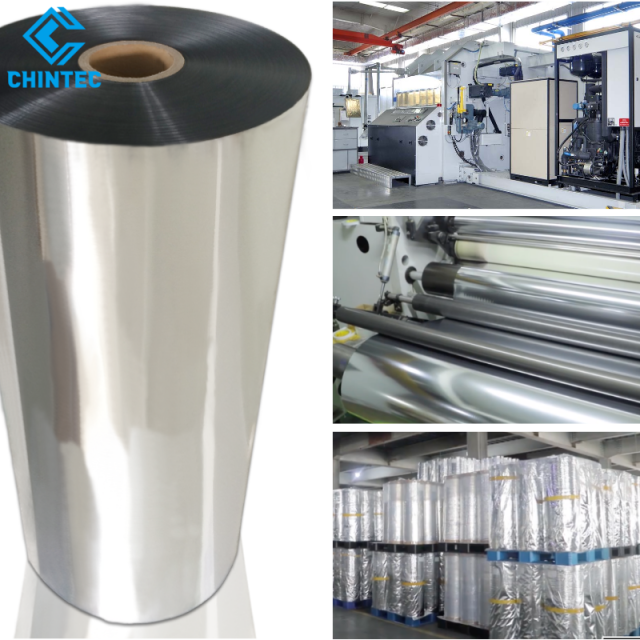 Aluminum Vapor Deposited Good Layer Thickness Uniformity Metallised Plastic Film