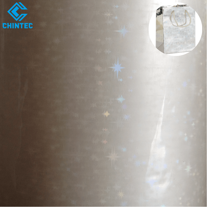 Patterned Transparent Holographic Lamination Film EVA Lamination Film for Paper Substrates
