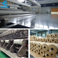 Good Haze Corona Treated Polyester Material Plastic Non Coating PET Matte Wet Roll Laminate Film