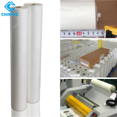 Factory Price Premium Quality High Gloss 1.5 Mil 25" X 500' Polyester Pet Heat Laminating Film Roll
