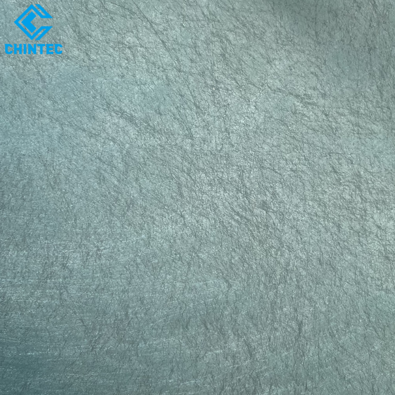 Silver Gold White Non Woven Fabric Laminate Film, Silk Alike Surface for Paperboard Printings