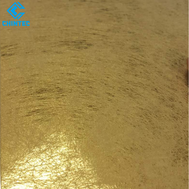 Silver Gold White Non Woven Fabric Laminate Film, Silk Alike Surface for Paperboard Printings