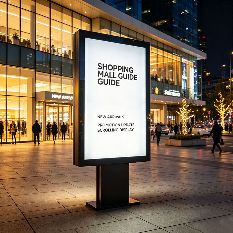 Custom Scrolling Advertising Light Box | Tempered Glass Digital Roll Display with LED Lighting,MY SHOP,Custom Scrolling Advertising Light Box | Tempered Glass Digital Roll Display with LED Lighting