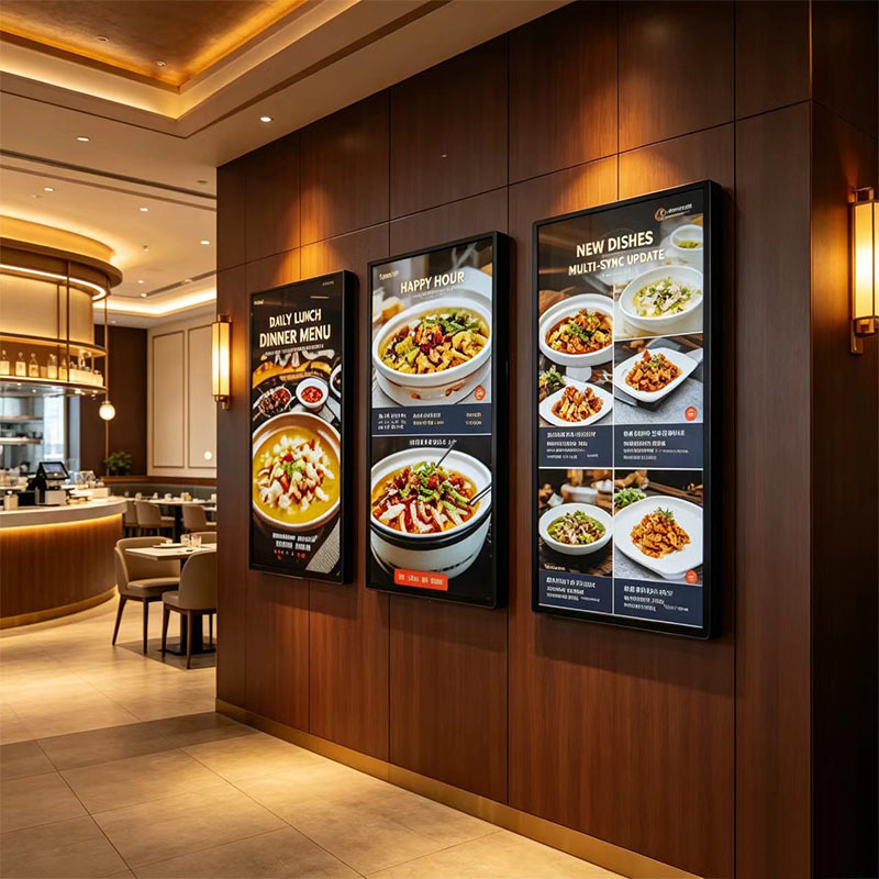 Wall‑Mounted Smart Menu Display Board | Cloud‑Controlled High‑Brightness Digital Restaurant Menu Screen,MY SHOP,Wall‑Mounted Smart Menu Display Board | Cloud‑Controlled High‑Brightness Digital Restaurant Menu Screen