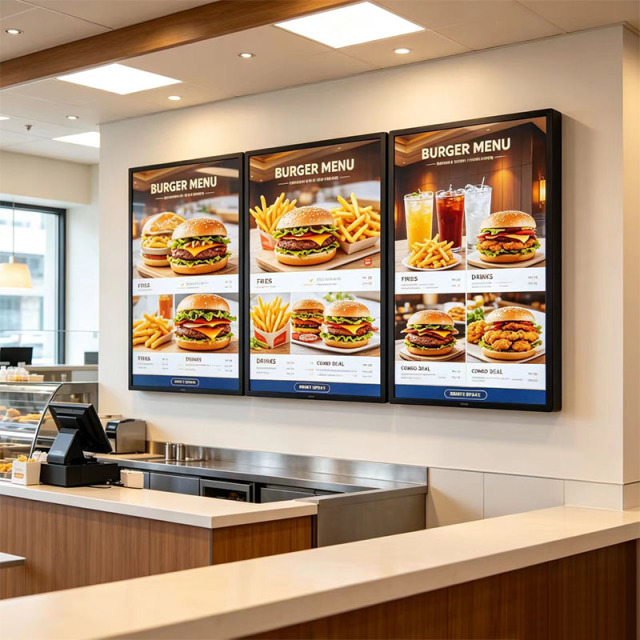 Wall‑Mounted Smart Menu Display Board | Cloud‑Controlled High‑Brightness Digital Restaurant Menu Screen,MY SHOP,Wall‑Mounted Smart Menu Display Board | Cloud‑Controlled High‑Brightness Digital Restaurant Menu Screen