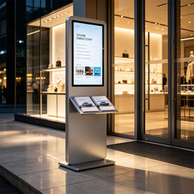 Custom Smart Digital Signage Kiosk | Cloud‑Managed Remote Display Terminal With In‑house Sheet‑metal Manufacturing,MY SHOP,Custom Smart Digital Signage Kiosk | Cloud‑Managed Remote Display Terminal With In‑house Sheet‑metal Manufacturing