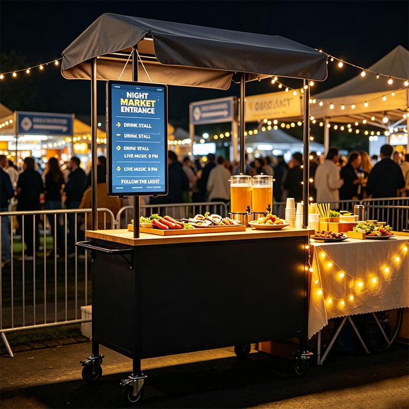 Stall‑Hung Smart Advertising Display | Rope‑Suspended Remote‑Controlled Outdoor Stall Digital Screen,MY SHOP,Stall‑Hung Smart Advertising Display | Rope‑Suspended Remote‑Controlled Outdoor Stall Digital Screen