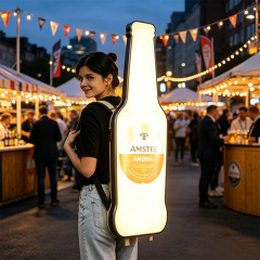 Custom Shaped Backpack LED Lightbox, Rechargeable Walking Human‑Backed Advertising Sign for Trade Show, Beer Festival & Street Promotion,MY SHOP,Custom Shaped Backpack LED Lightbox, Rechargeable Walking Human‑Backed Advertising Sign for Trade Show, Beer Festival & Street Promotion