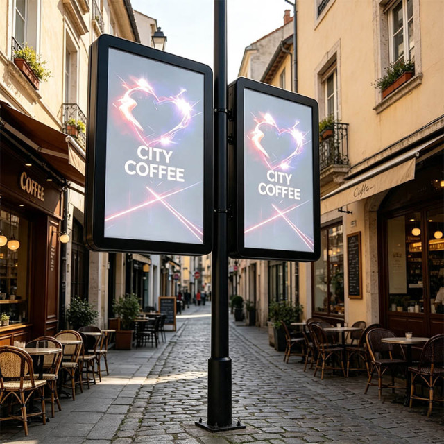 Custom Sheet Metal Pole Mounted Light Box | ADE Light Box, Stainless Steel & Iron Custom Street Advertising Sign with Replaceable Posters,MY SHOP,Custom Sheet Metal Pole Mounted Light Box | ADE Light Box, Stainless Steel & Iron Custom Street Advertising Sign with Replaceable Posters