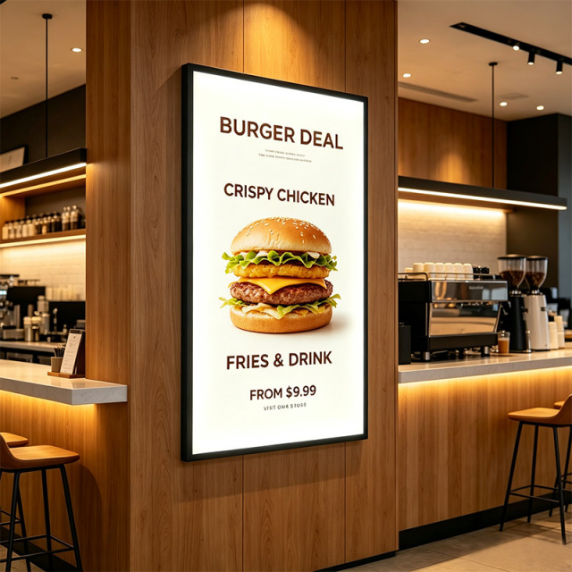 Slide‑in Ultra‑Slim Tempered Glass LED Lightbox 10mm Thickness | ADE Lightbox,MY SHOP,Slide‑in Ultra‑Slim Tempered Glass LED Lightbox 10mm Thickness | ADE Lightbox