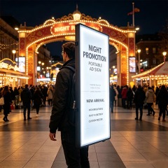 Rechargeable Backpack LED Advertising Light Box | Portable Walking Promo Sign | ADE Lightbox,MY SHOP,Rechargeable Backpack LED Advertising Light Box | Portable Walking Promo Sign | ADE Lightbox