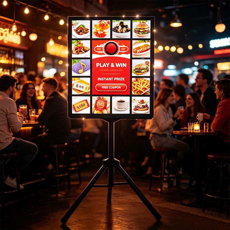 Custom Floor Standing Prize Draw Light Box | ADE Light Box, Tripod Supported Interactive Lucky Draw Kiosk With Flashing Lights & Dynamic Sound Effects, Full Customization Available,MY SHOP,Custom Floor Standing Prize Draw Light Box | ADE Light Box, Tripod Supported Interactive Lucky Draw Kiosk With Flashing Lights & Dynamic Sound Effects, Full Customization Available
