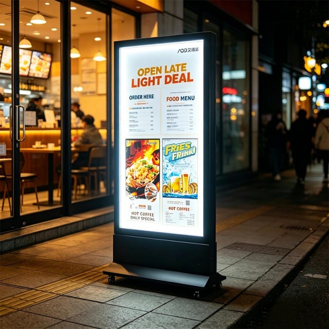 Magnetic Freestanding Double‑Sided Light Box | Aluminum Frame PC Panel Outdoor Sign | ADE Lightbox,MY SHOP,Magnetic Freestanding Double‑Sided Light Box | Aluminum Frame PC Panel Outdoor Sign | ADE Lightbox