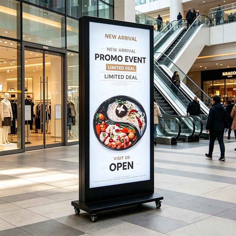 Custom Sheet‑Metal Freestanding Outdoor Menu Light Box | Restaurant Illuminated Sign | ADE Lightbox,MY SHOP,Custom Sheet‑Metal Freestanding Outdoor Menu Light Box | Restaurant Illuminated Sign | ADE Lightbox