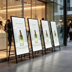 Tempered Glass A‑Frame Light Box 60×90cm | Plug‑in & Battery Powered | ADE Lightbox,MY SHOP,Tempered Glass A‑Frame Light Box 60×90cm | Plug‑in & Battery Powered | ADE Lightbox