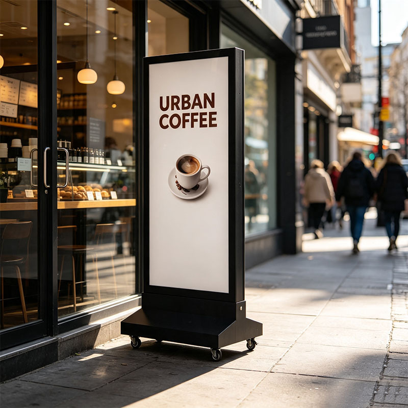 Dual Power Rechargeable Movable Floor Standing Light Box | ADE Light Box, Customizable Sheet Metal Advertising Sign With Wheels,MY SHOP,Dual Power Rechargeable Movable Floor Standing Light Box | ADE Light Box, Customizable Sheet Metal Advertising Sign With Wheels