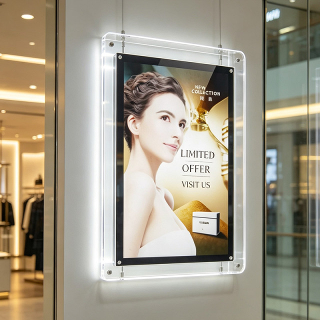 Crystal Acrylic LED Light Box | Edge‑Lit Laser Dot Sign | ADE Lightbox,MY SHOP,Crystal Acrylic LED Light Box | Edge‑Lit Laser Dot Sign | ADE Lightbox