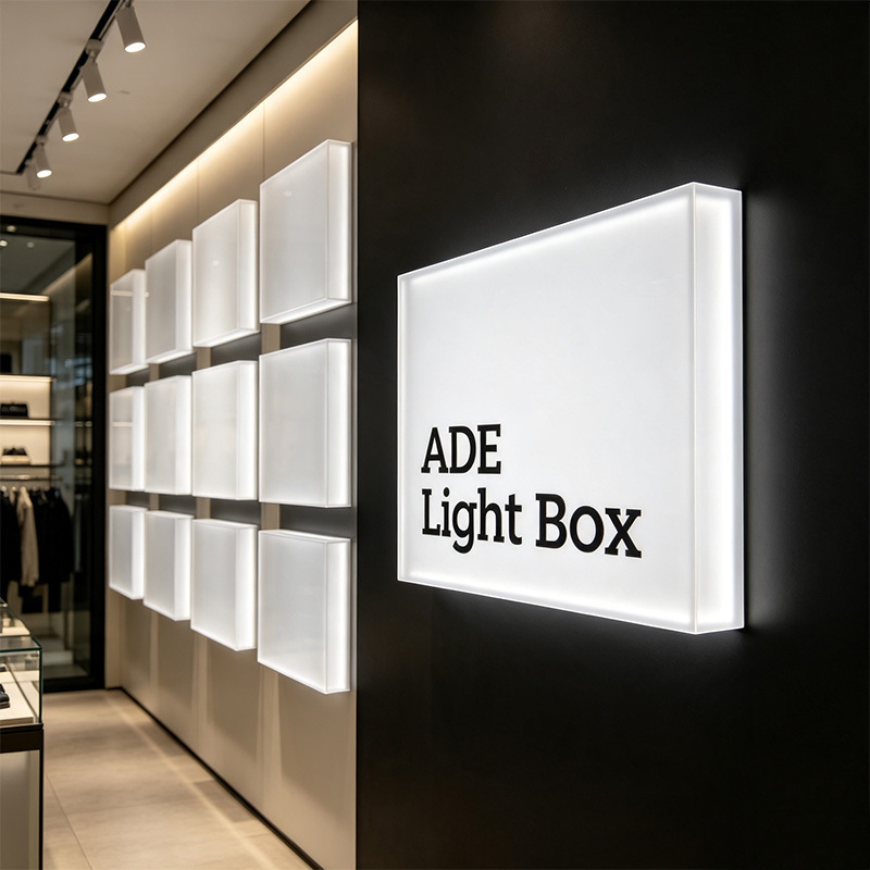 Custom Full Luminous Acrylic LED Light Box ADE Light Box, Custom Logo, Size and Multi Backboard Commercial Illuminated Sign,MY SHOP,Custom Full Luminous Acrylic LED Light Box ADE Light Box, Custom Logo, Size and Multi Backboard Commercial Illuminated Sign