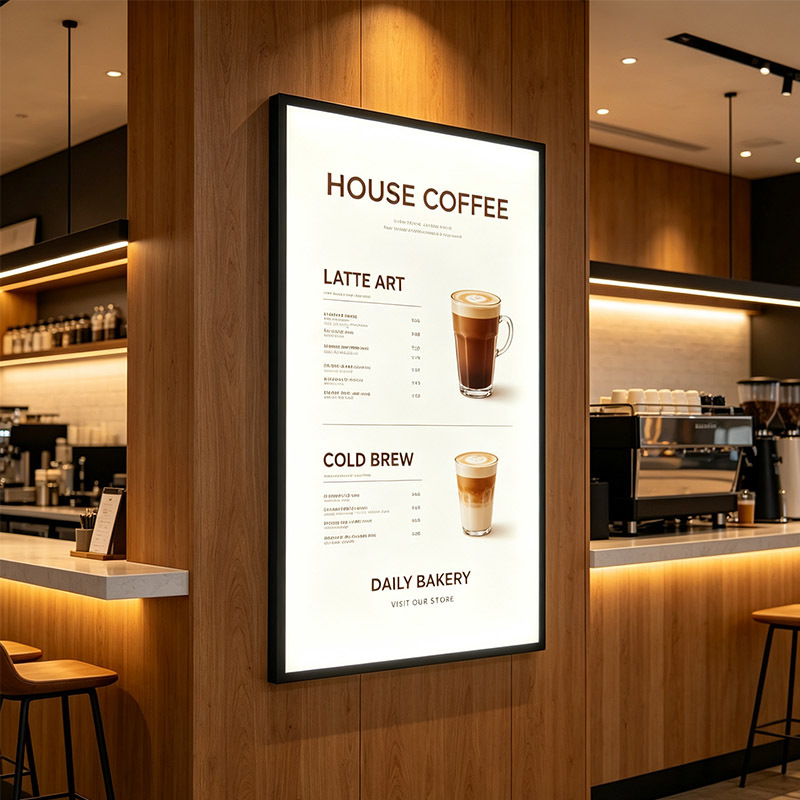 Slide‑in Ultra‑Slim Tempered Glass LED Lightbox 10mm Thickness | ADE Lightbox,MY SHOP,Slide‑in Ultra‑Slim Tempered Glass LED Lightbox 10mm Thickness | ADE Lightbox