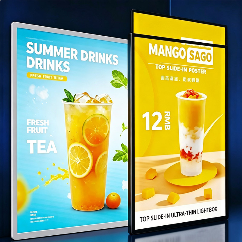 Slide‑in Ultra‑Slim Tempered Glass LED Lightbox 10mm Thickness | ADE Lightbox,MY SHOP,Slide‑in Ultra‑Slim Tempered Glass LED Lightbox 10mm Thickness | ADE Lightbox