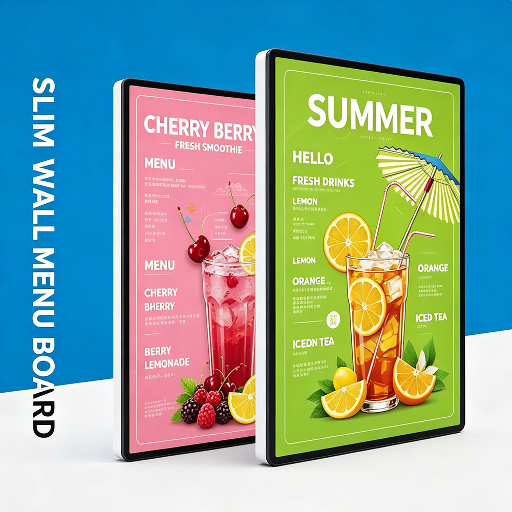 Ultra Thin Wall Mount LED Menu Board,Adelightbox,Ultra Thin Wall Mount LED Menu Board