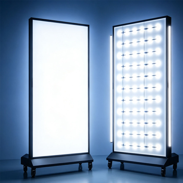Double sided freestanding LED menu board side LED lighting