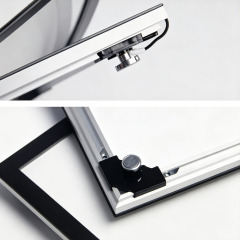 Conductive power rail structure of multi-link LED menu board